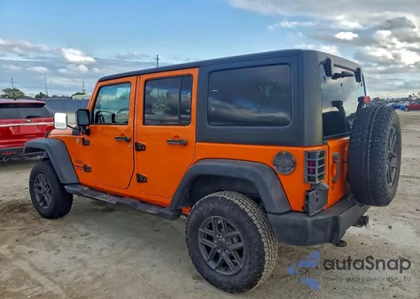 2012 Jeep Wrangler Unlimited Sport from USA, damaged, VIN 1C4BJWDG4CL272991